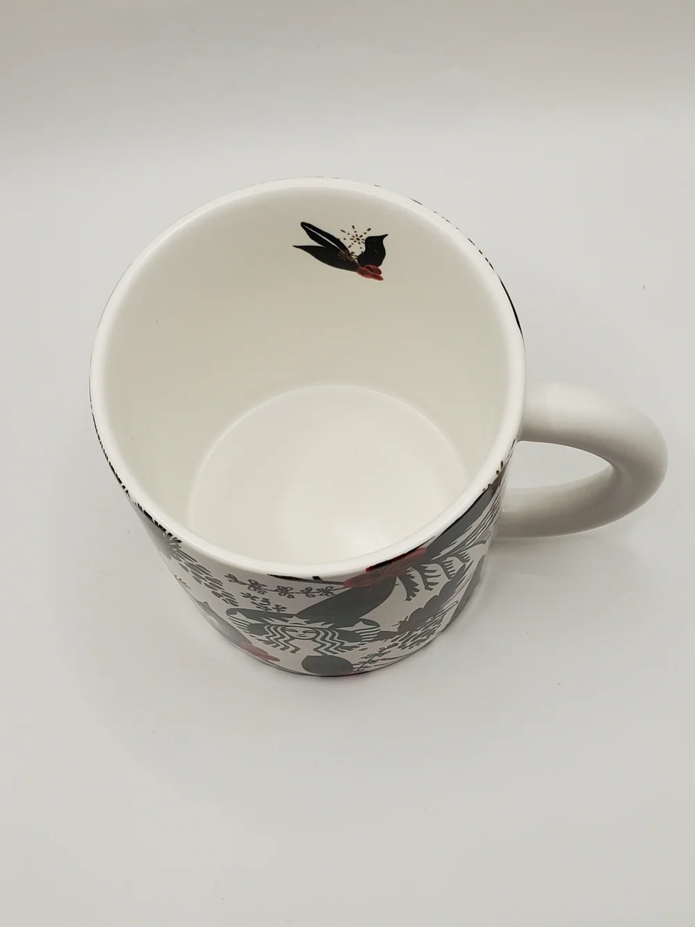 Starbucks Christmas Pinecone  Hollyberry Mistletoe Cup 12oz. 